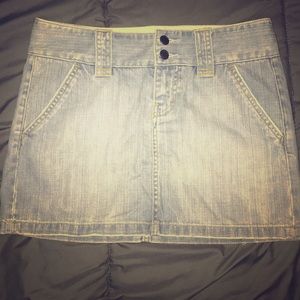 Express Size 4 Mini Jean Skirt